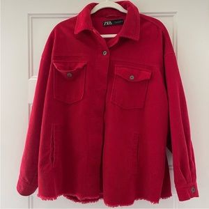 Red Corduroy Jacket